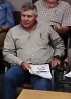 Wes Shahan at the Atascosa County Development Panel Wes Shahan at the Atascosa County Development Panel